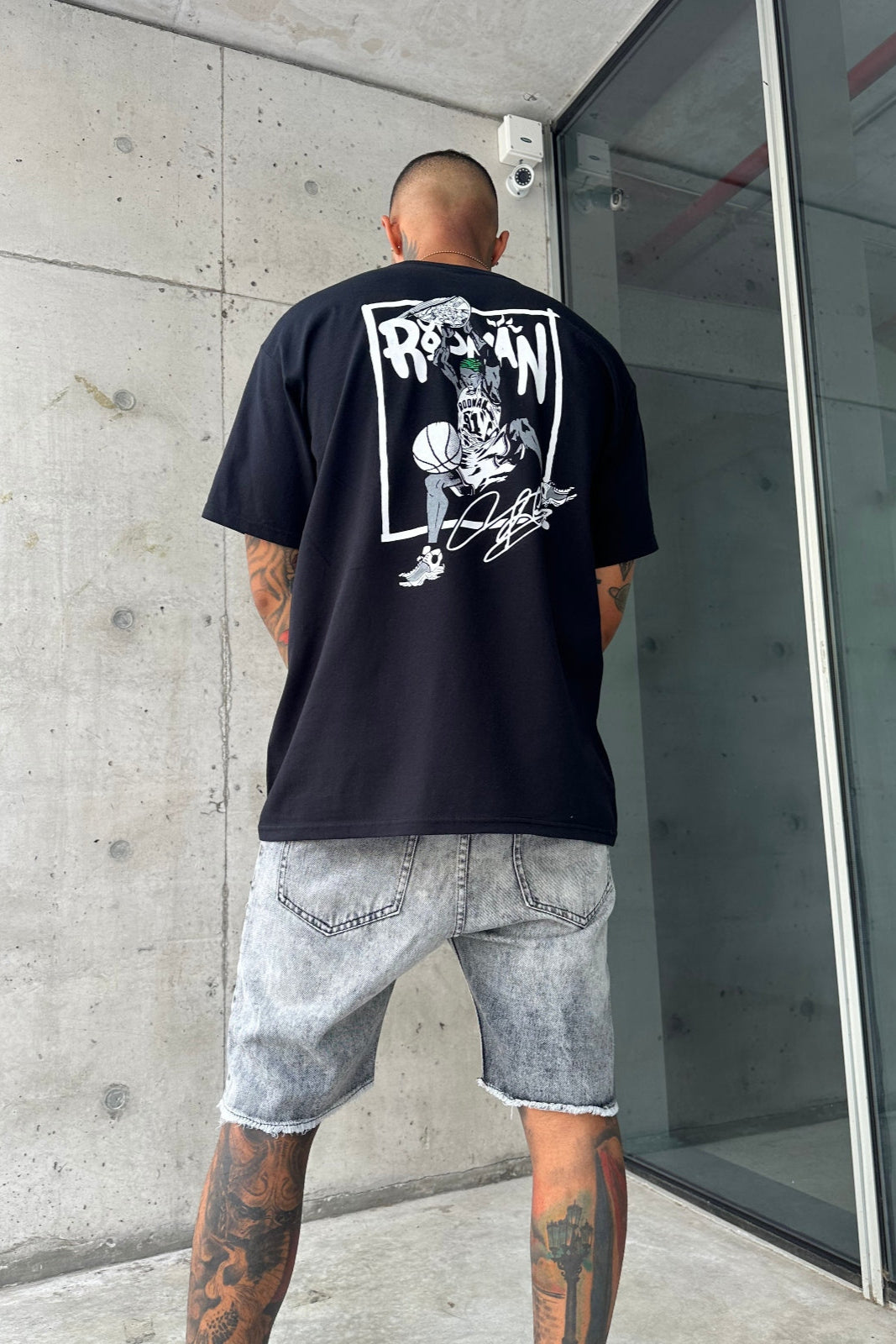 Remera Rodman Negro