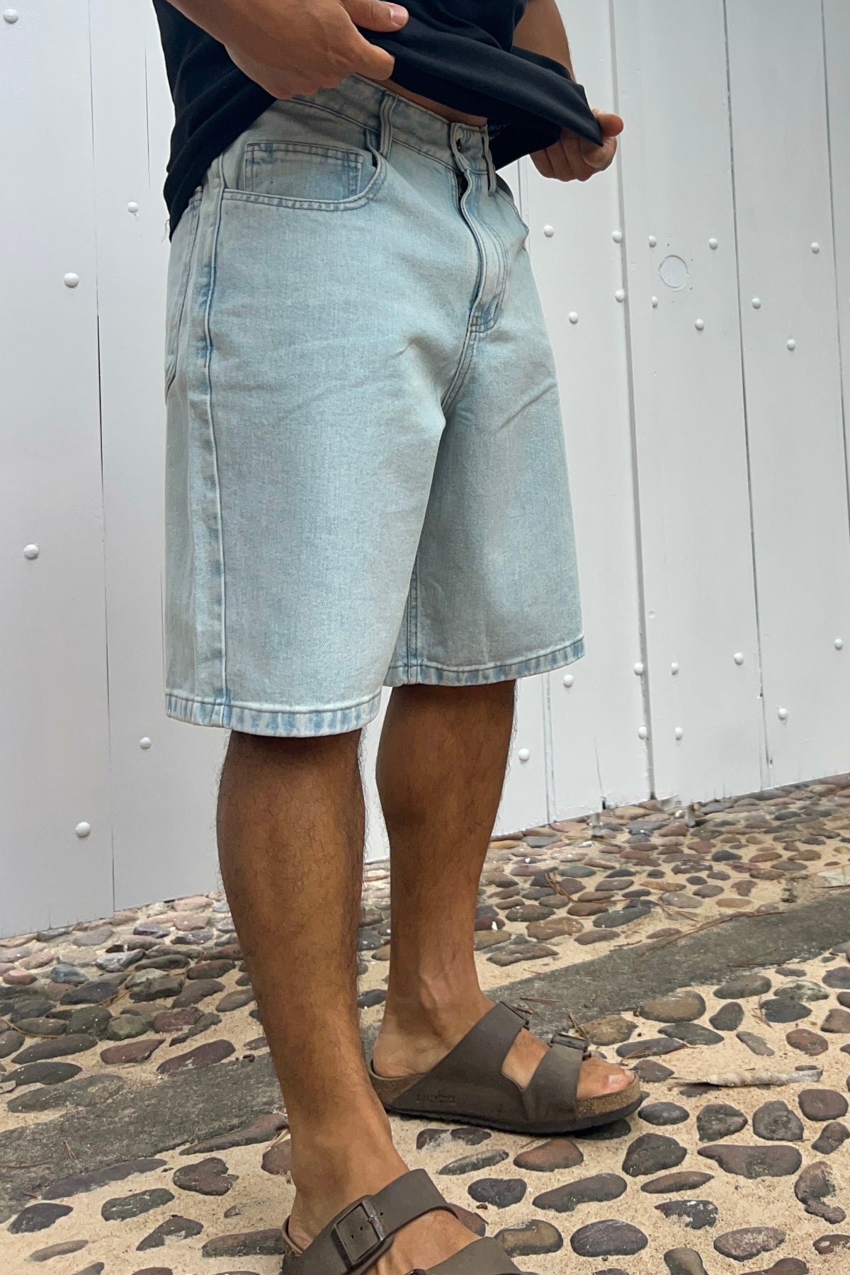 Bermuda Baggy Lisa Manchester Cel Claro