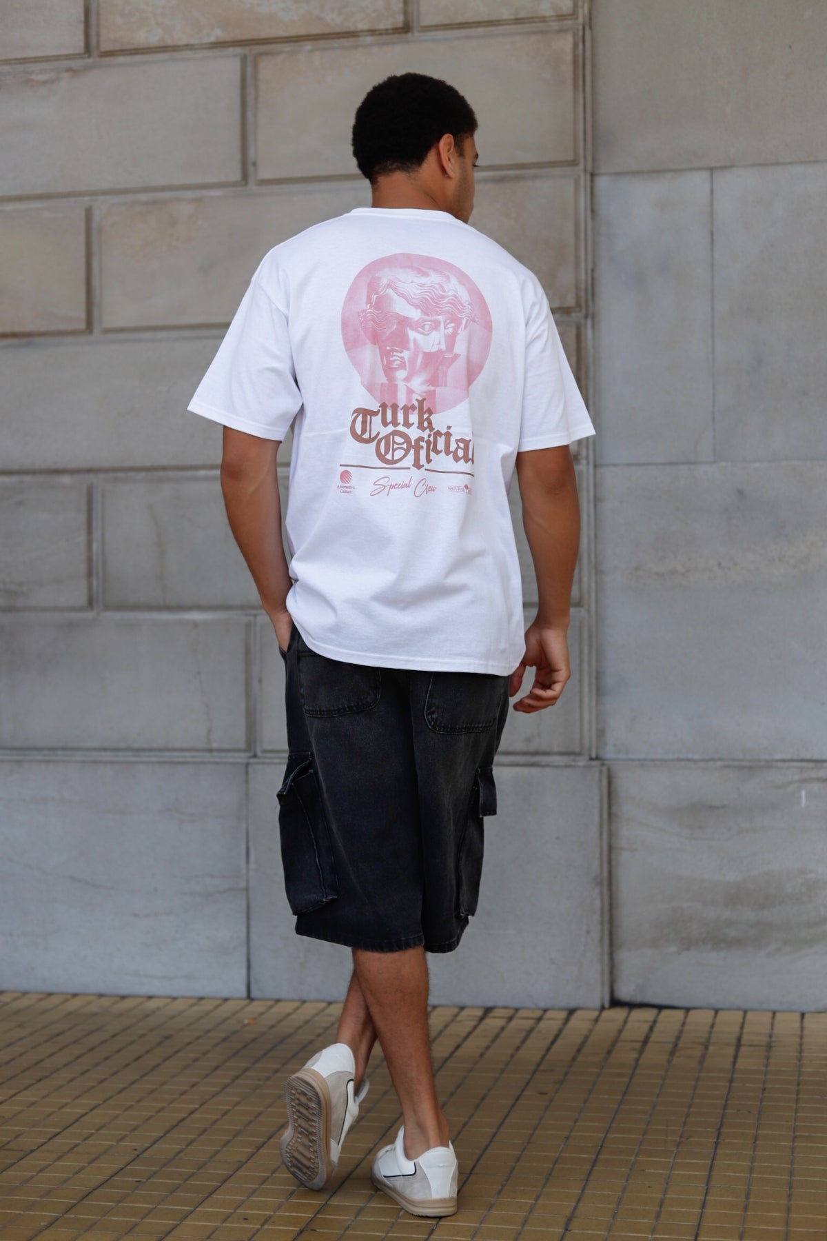 Bermuda Cargo Super Baggy Tampa Gris Oscuro