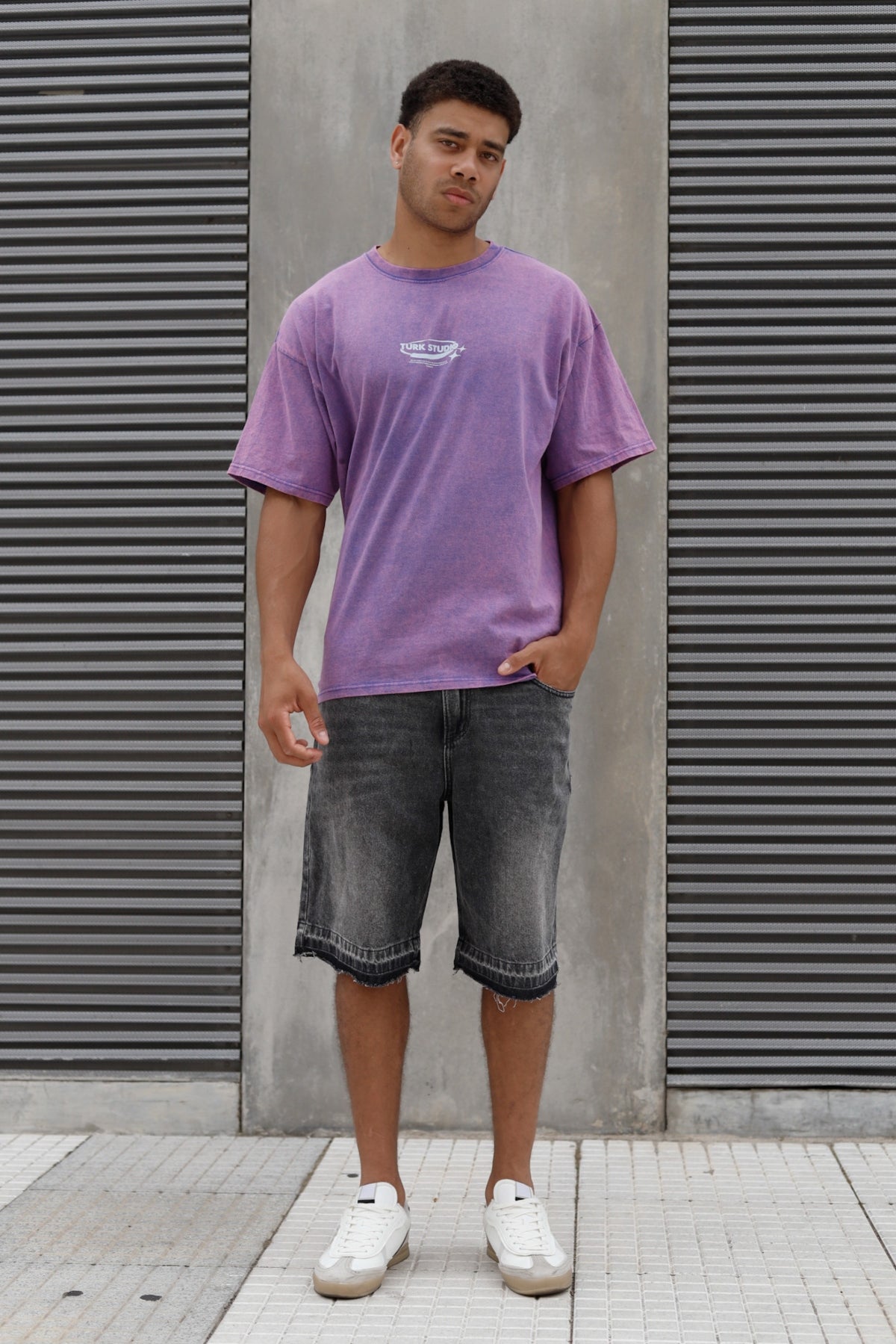 Bermuda Baggy Liberty Gris Oscuro