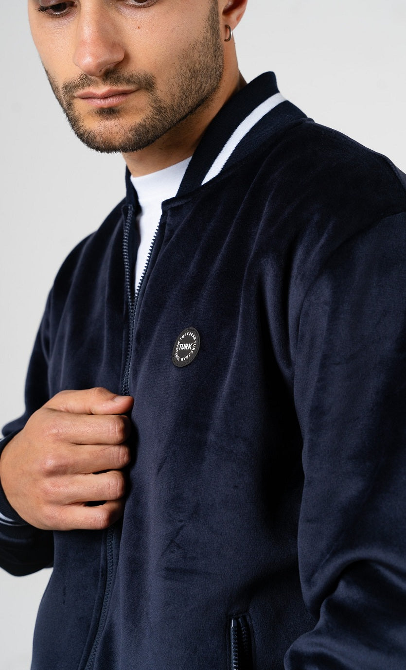 Campera Plush Denver Azul