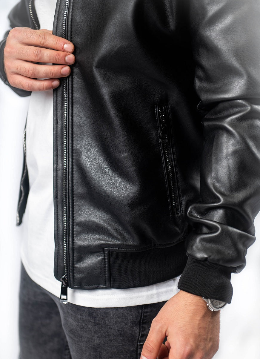 Campera Bomber Cuero Morris