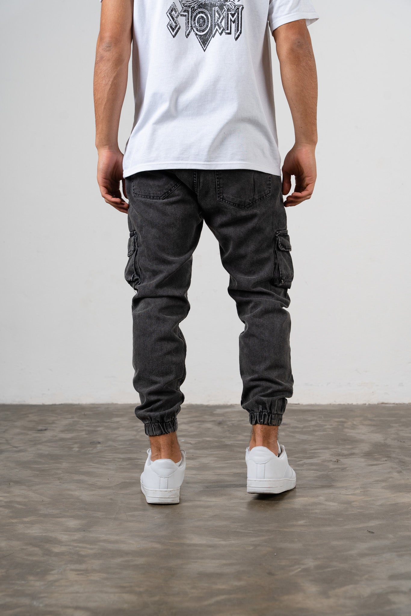 Cargo Puño Atlanta Gris Oscuro