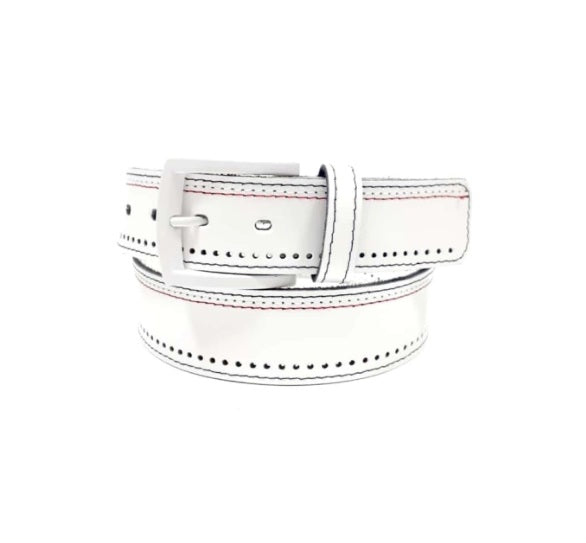 Cinto Cuero Blanco