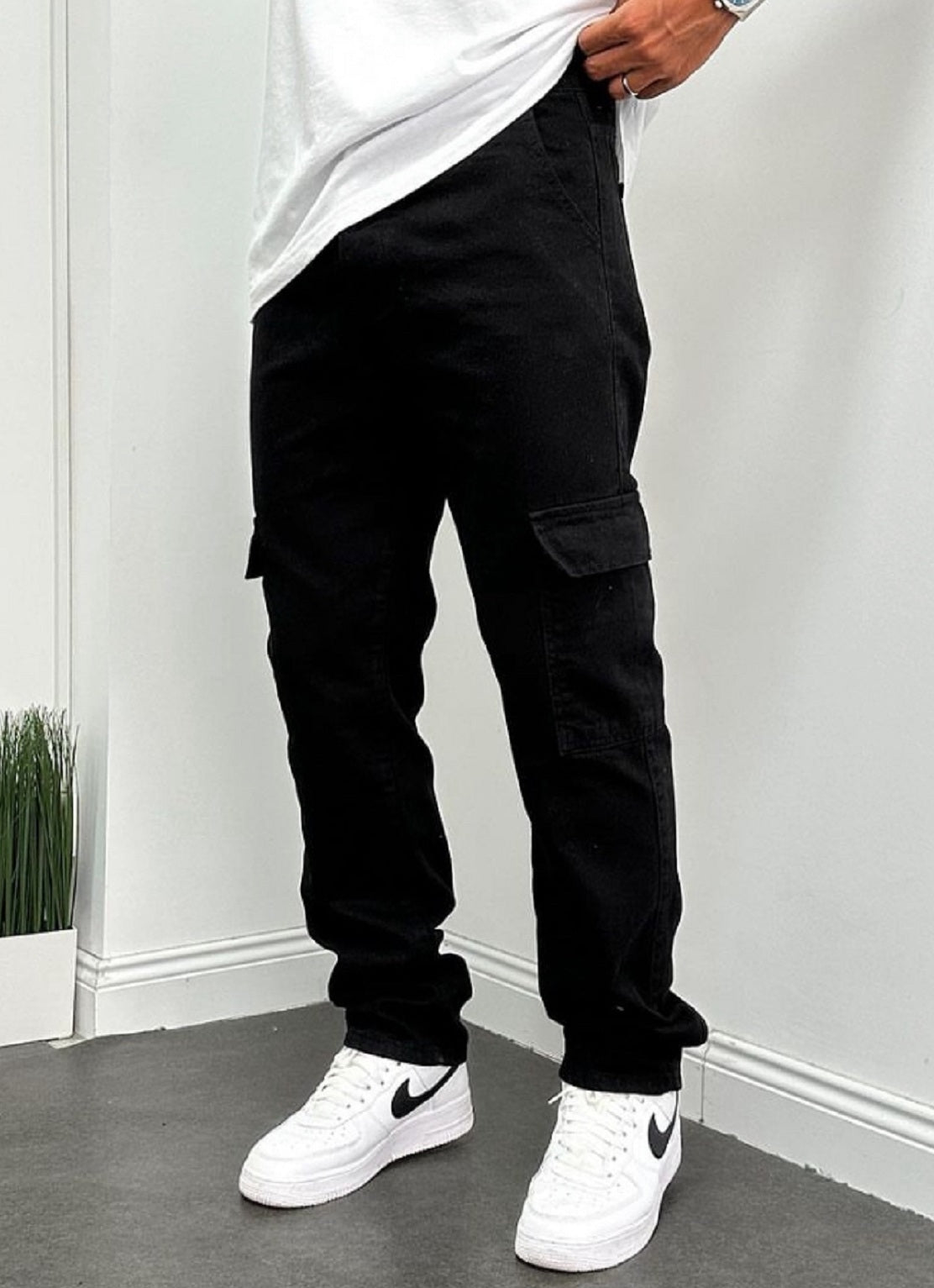 Pantalón Mom Cargo Malibú Negro