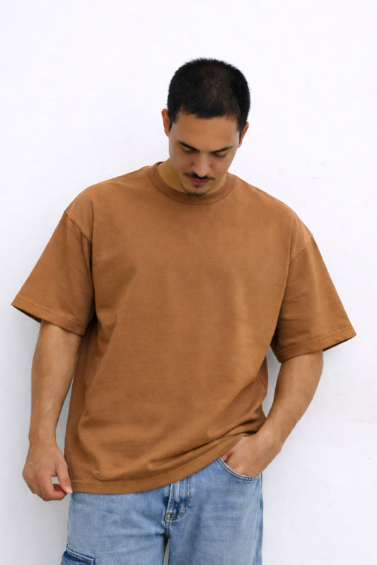 Remera Lisa Ajax Marrón