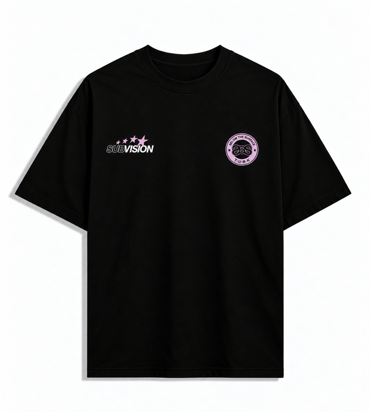 Remera Oversize Vision Negro