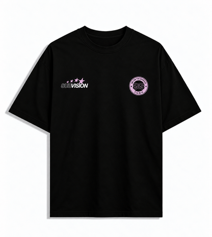 Remera Oversize Vision Negro