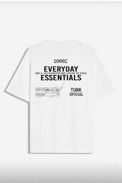 Remera Oversize everyday Blanco