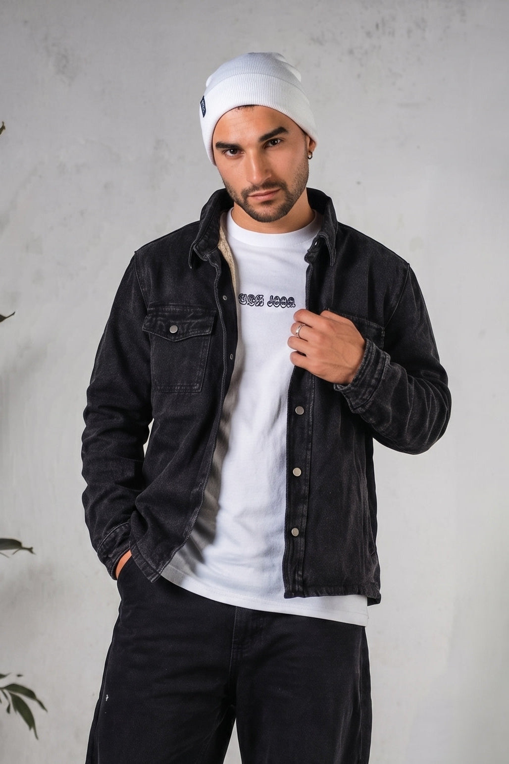 Chaqueta Jean Lucca Negro