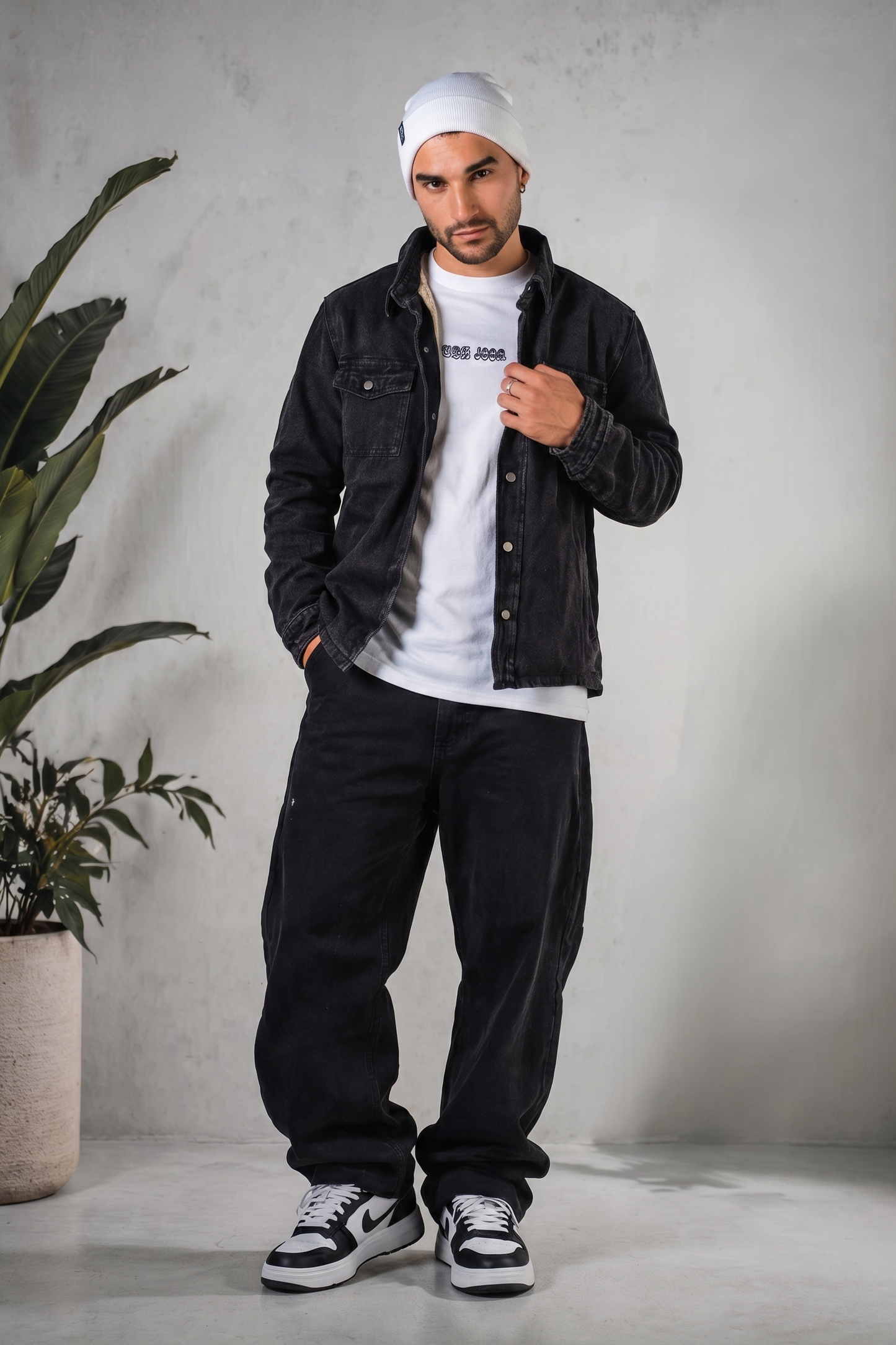 Chaqueta Jean Lucca Negro