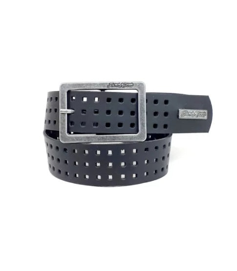 Cinto Cuero Diseño Negro