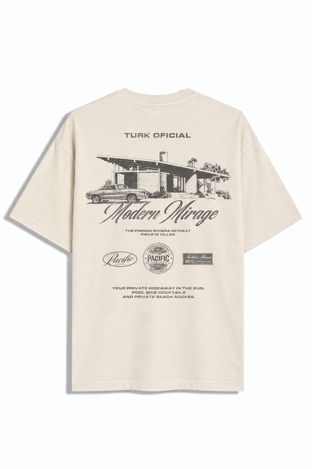 Remera Oversize Modern Beige