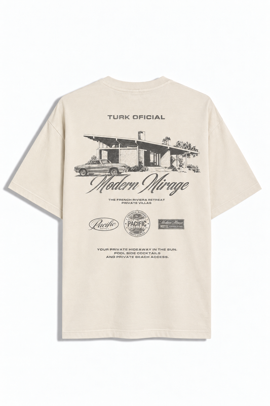 Remera Oversize Modern Beige