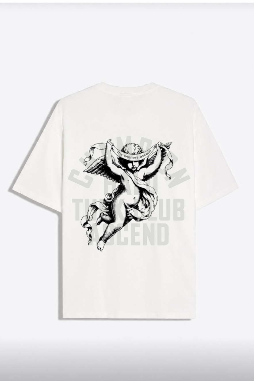 Remera Oversize Ascend Blanco