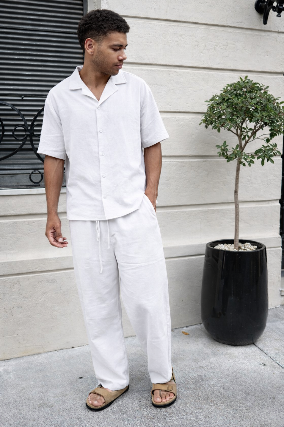 Camisa + Pantalón Blanco