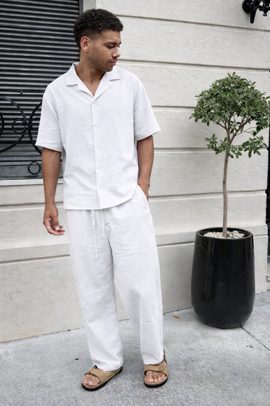 Camisa + Pantalón Blanco
