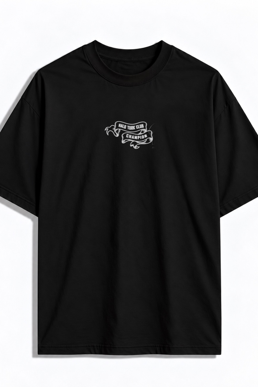 Remera Oversize Ascend Negro