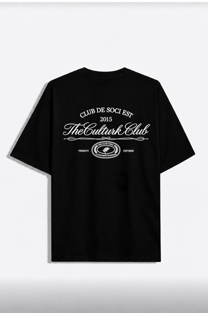 Remera Oversize Club Negro