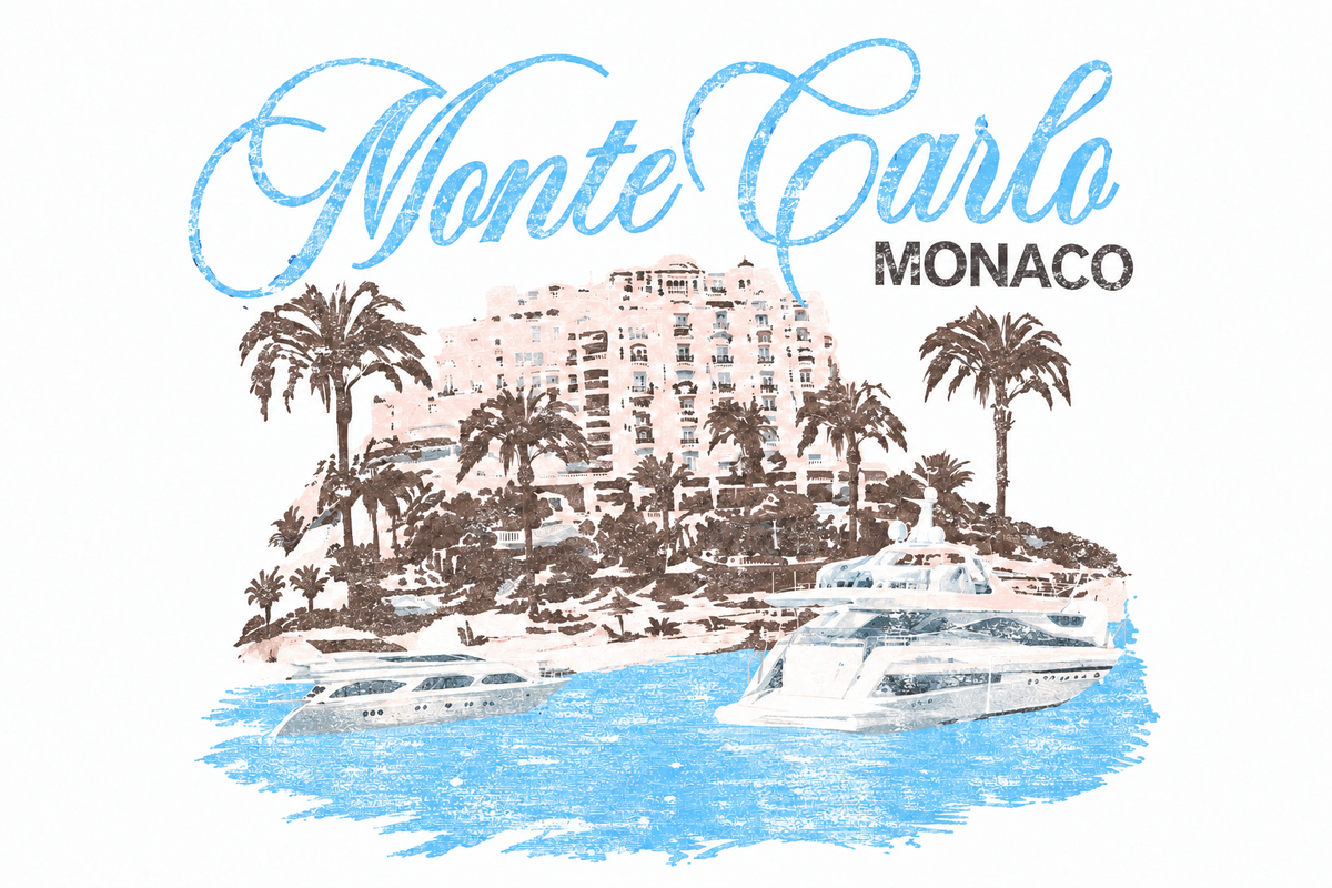 Remera Oversize MoteCarlo Blanco