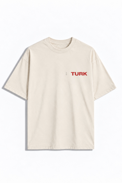 Remera Oversize Style Beige