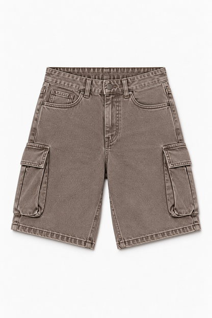 Bermuda cargo Baggy Break castaña pigmentado