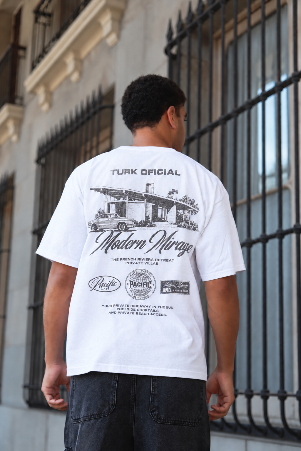Remera Oversize Modern Blanco