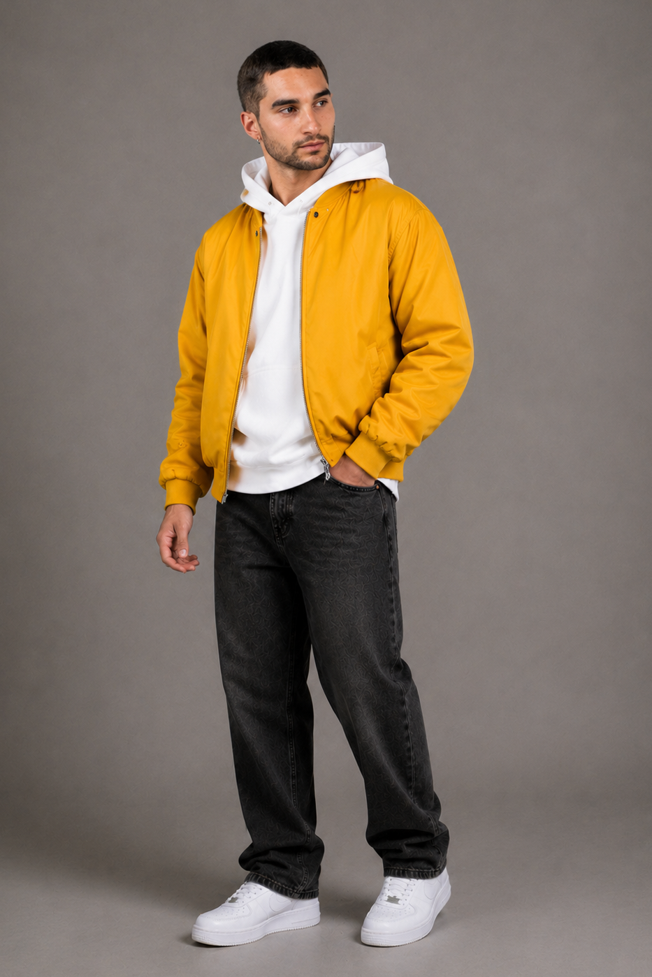 Bomber Nylon Chelsea Mostaza