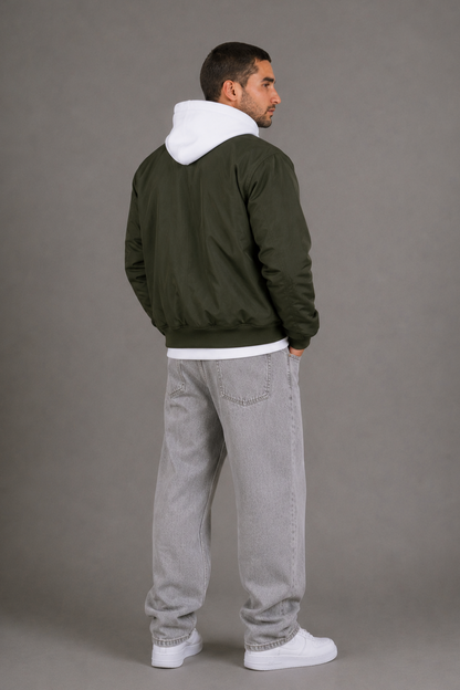 Bomber Nylon Chelsea Verde