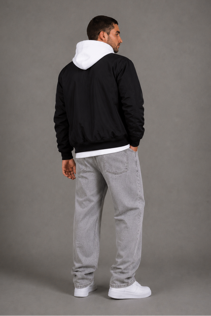 Bomber Nylon Chelsea Negro