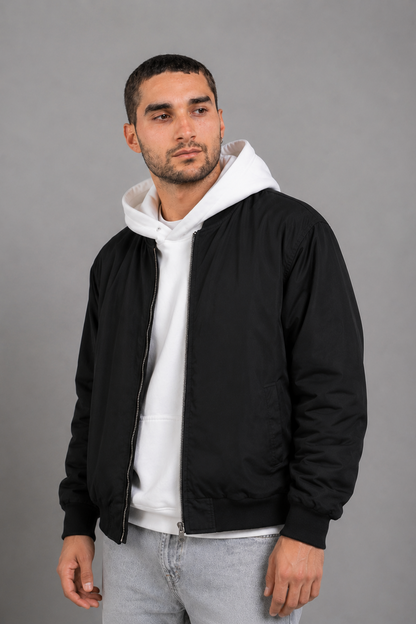 Bomber Nylon Chelsea Negro