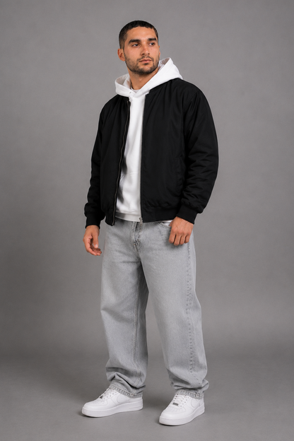 Bomber Nylon Chelsea Negro