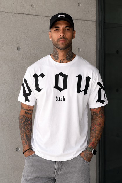 Remera Oversize Proud Blanco