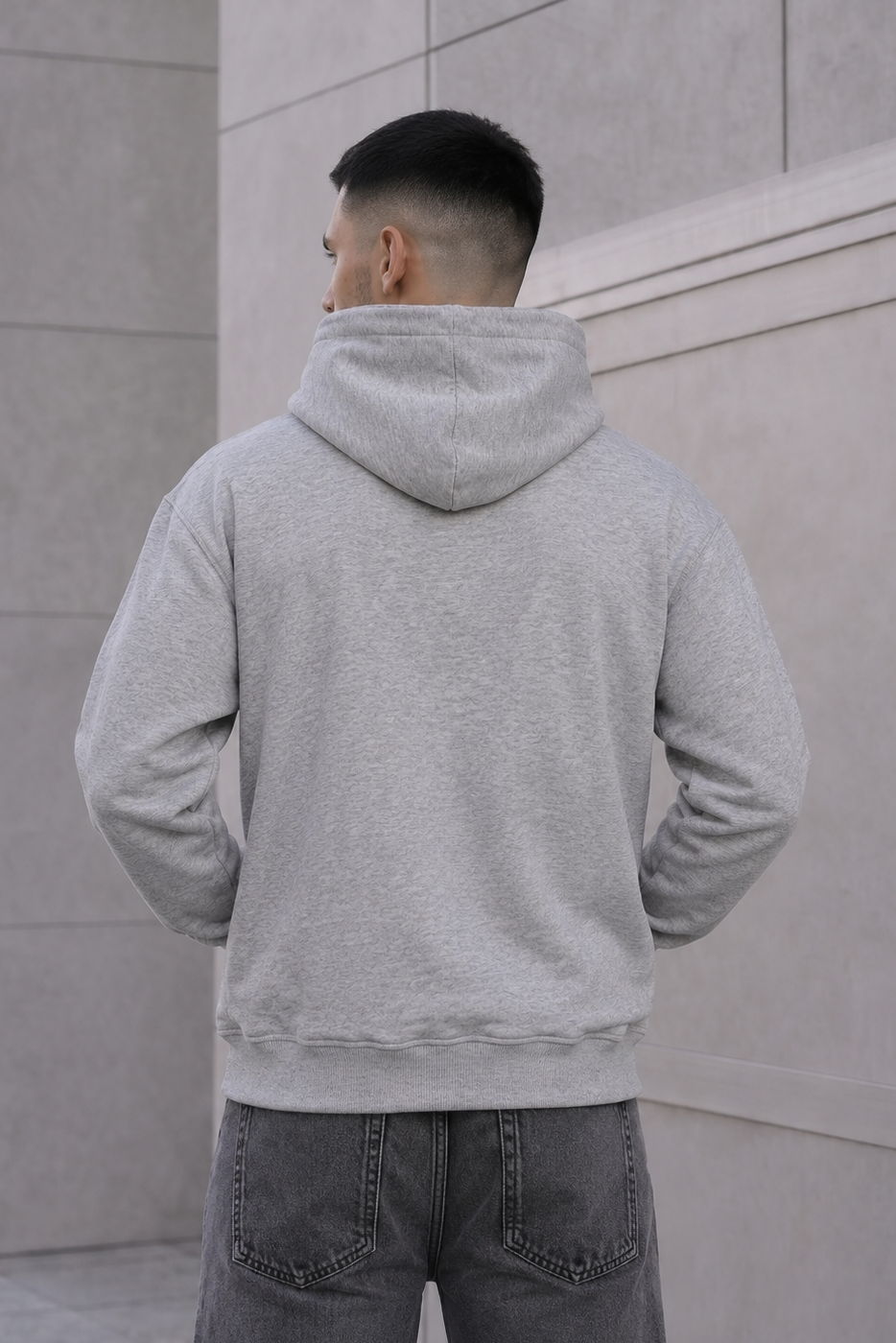 Canguro Oversize Manchester Gris