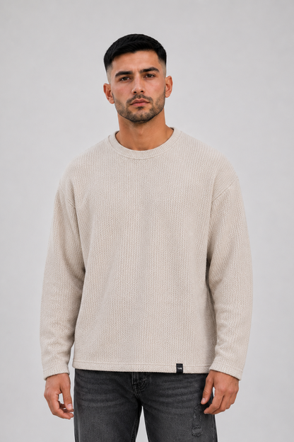 Buzo Hilo Tejido Jamaica Beige