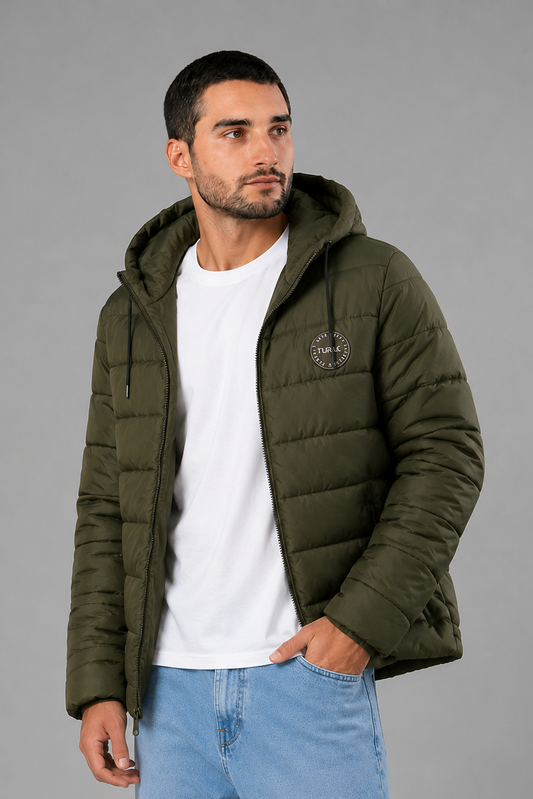 Campera Nylon Inflada Okland Verde
