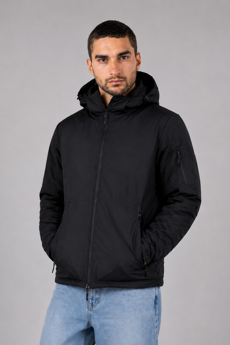 Campera Impermeable 3 en 1 Canadá Negro