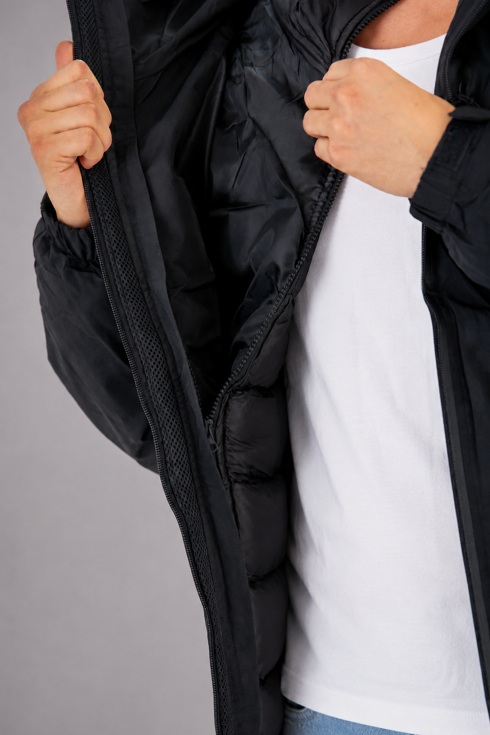Campera Impermeable 3 en 1 Canadá Negro