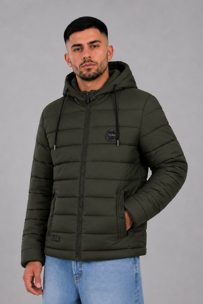 Campera Nylon Inflada Okland Verde