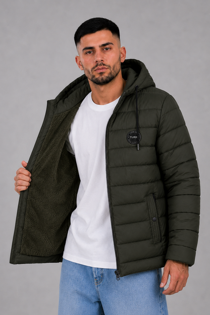 Campera Nylon Inflada Okland Verde