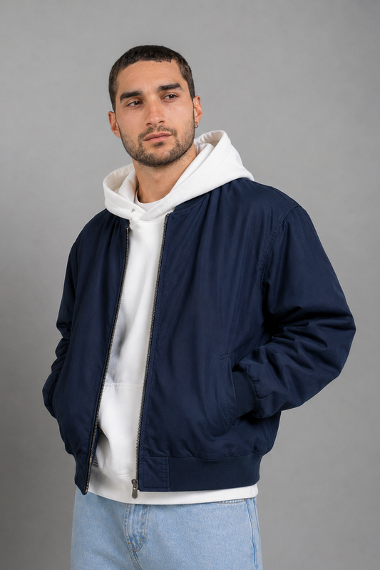 Bomber Nylon Chelsea Azul