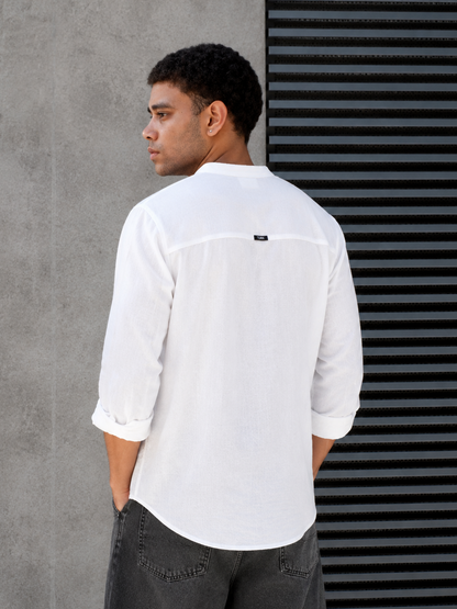 Camisa Lino Ibiza Blanco