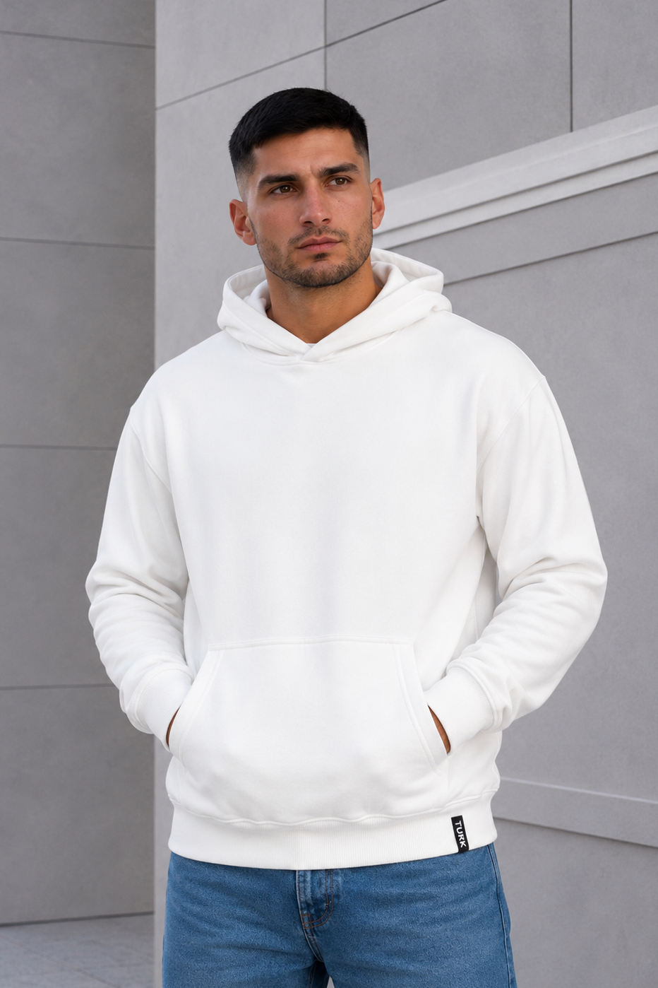 Canguro Liso Over Blanco