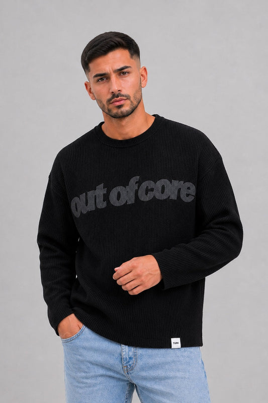Buzo Hilo Estampado Harlem Negro