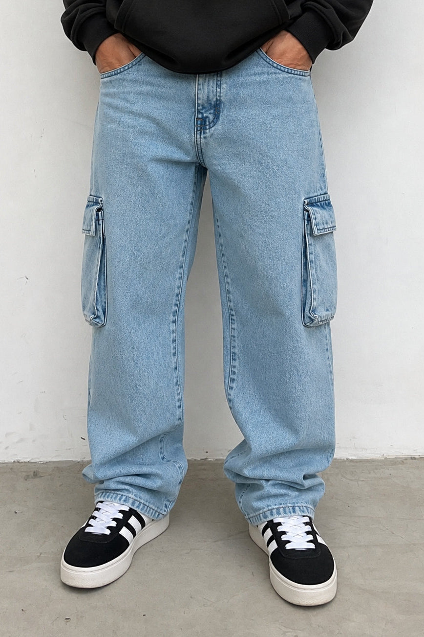 Cargo Baggy Palmer Celeste