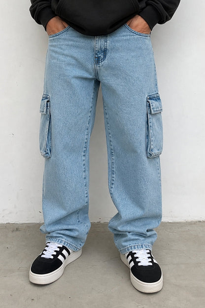Cargo Baggy Palmer Celeste