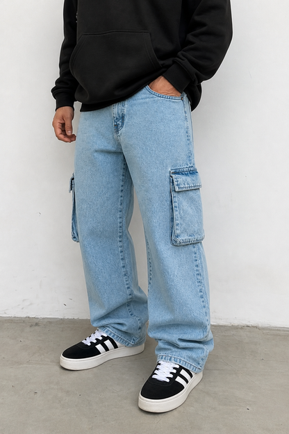 Cargo Baggy Palmer Celeste