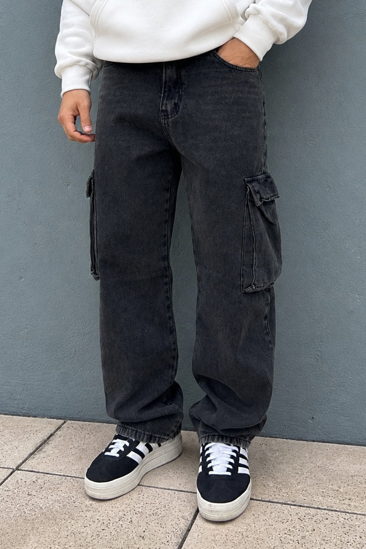 Cargo Baggy Palmer Negro