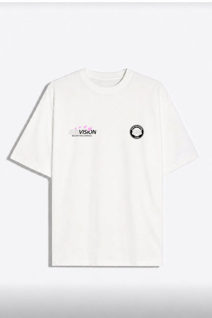 Remera Oversize Vision Blanco