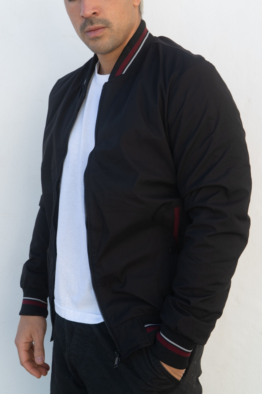 Bomber Nylon Dumas Negro